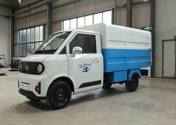 Self-loading and self-unloading electric garbage truck, new energy garbage truck for residential communities