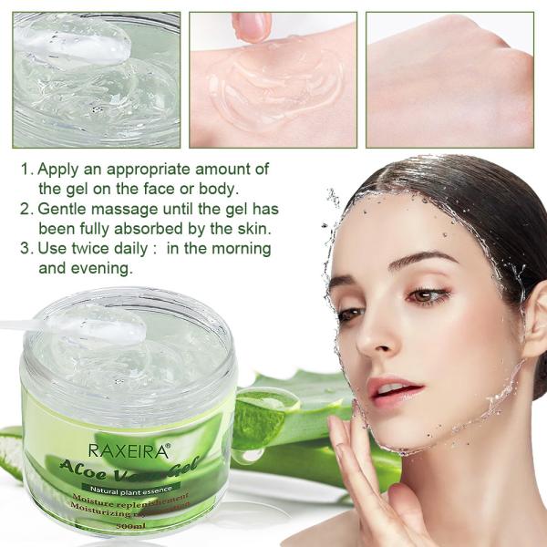 Private Label 100% Natural Organic Moisturizing, Whitening And Brightening Aloe Vera Gel 500ml