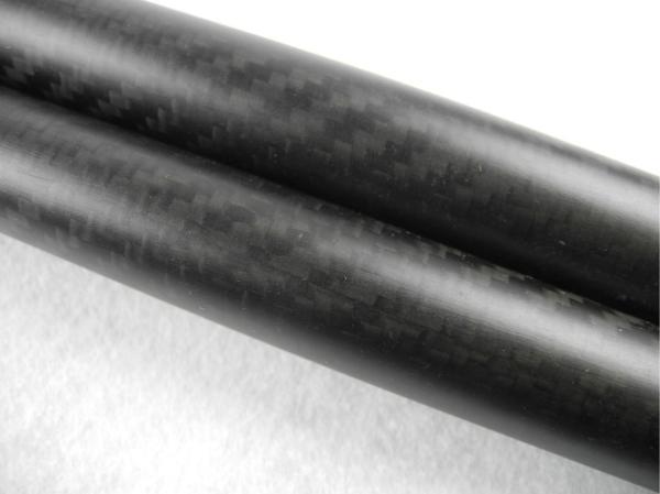 Tolerância completa ±0.1mm do tubo 16mm*14mm da fibra do carbono da sarja 3k matte/Weave liso
