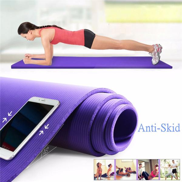 Bodybuilding Fitness Yoga Mat Non Slip Yoga Mat Sport Gym Soft Foldable Thick Pilates Mat