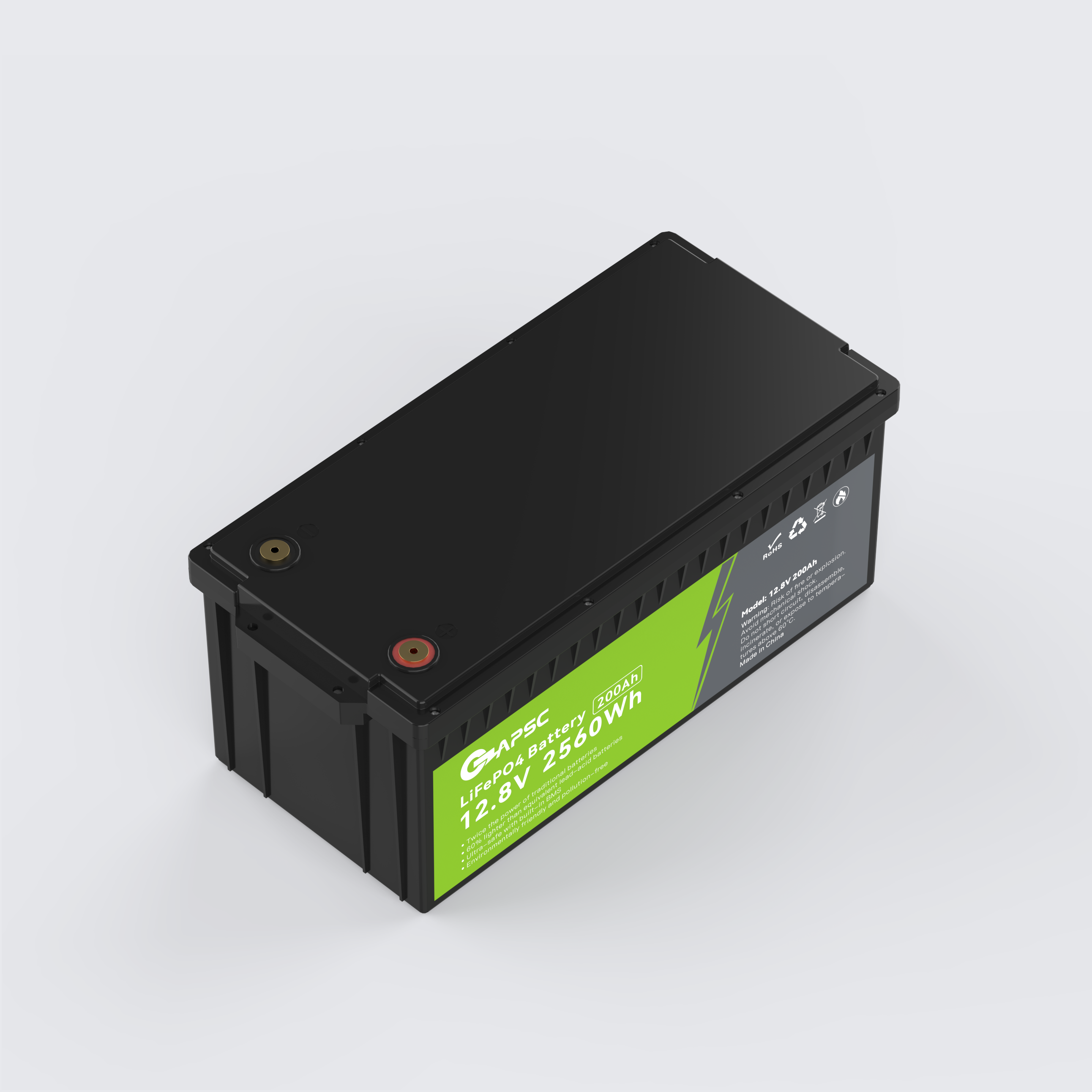 12.8V200Ah Lead-acid replacement battery