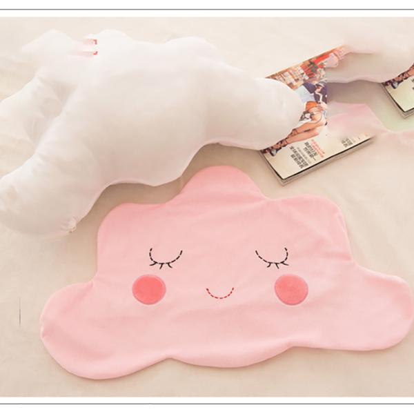 Colorful Cloud Plush Toy Pillow Printing / Embroidering Logo 0 . 3 - 0 . 35Kg