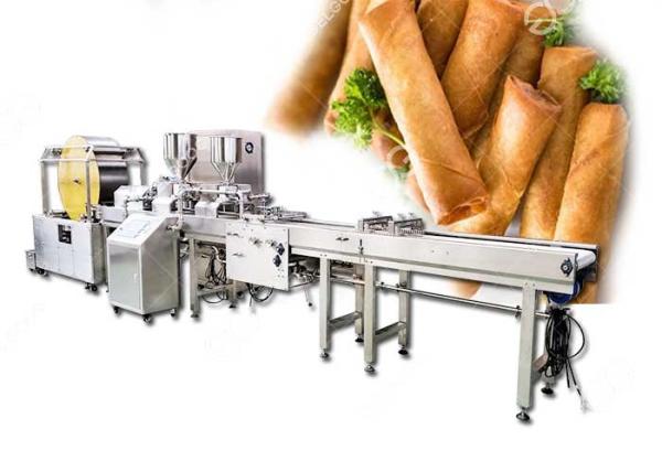 380V Spring Roll Making Equipment, Commercial Spring Roll Maker Stainless Steel
