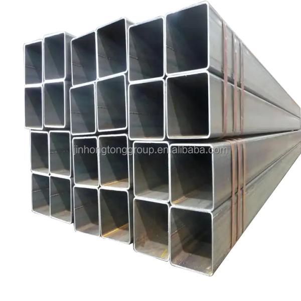 API Pipe Carbon Steel Rectangular Tube Erw Steel Square Tubes with Black Surface and Special Pipe 80 X 80