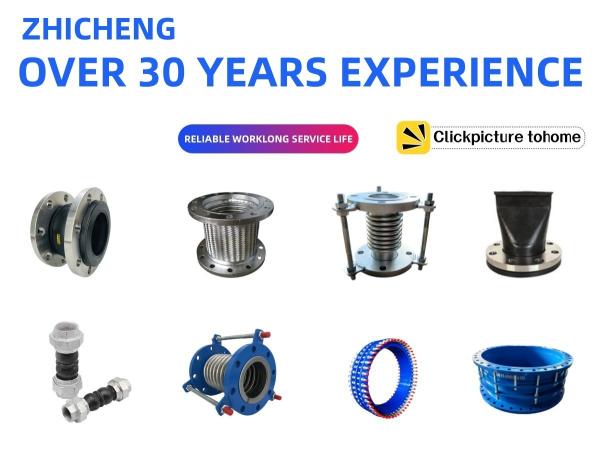 ISO 9001 2008 Bellows de expansão de aço inoxidável flexíveis para conexões de bomba de água e válvula