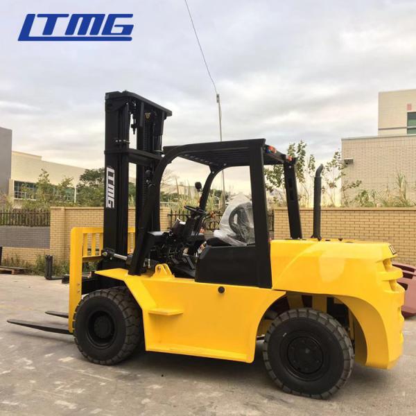 LTMG forklift 7t diesel forklift with three stage mast 4.8m lifting height