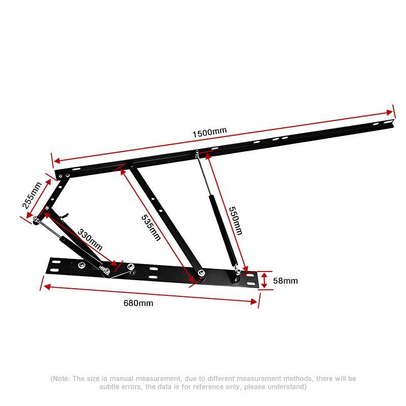 Adjustable Folding Bed Hydraulic Lifting Mechanism Gas Spring Lifting Hinge Storage & Folding Furniture Accessories