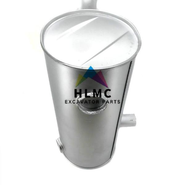 287-0218 Excavator Silencer Muffler E320D 90mm Tail Pipe D 280*320 H 645 IN 70 EX 90 Clamp 64.5