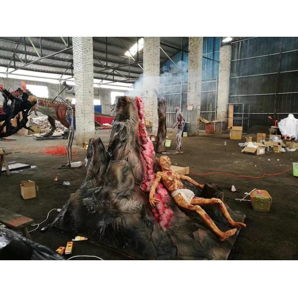 Деревянная коробка упаковка Дом с привидениями Декорации Хэллоуина