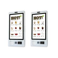 Restaurant de restauration rapide Quiosque de paiement en libre-service avec imprimante thermique Scanner QR Code