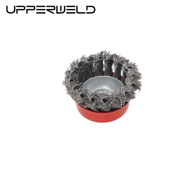 Поддержка на заказ 3 дюйма Скрученная проволока для сварки расходных материалов M14 * 75 * 2 мм