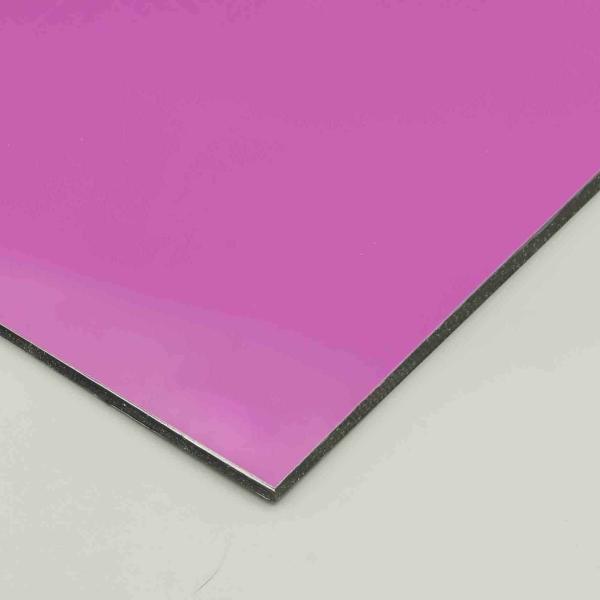 Facade 6mm PVDF Purple Aluminum Composite Panel Supplier For Indoor And Outdoor Building Decoration 4MM 1.22*2.44m
