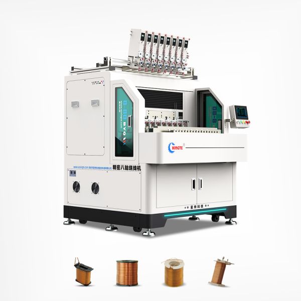 Precision Eight-Axis Winding Machine with High Precision and 12000rpm for Multi-Layer Coil Winding