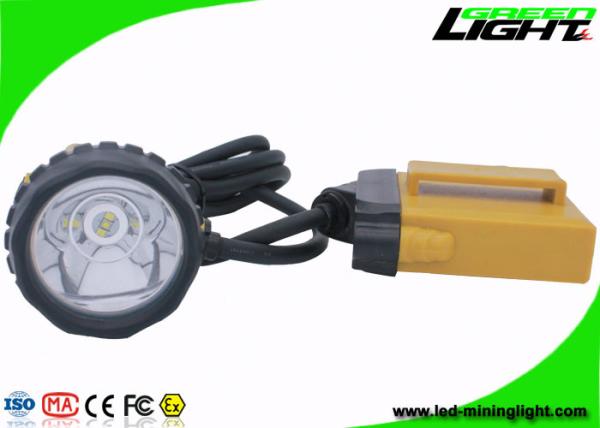 25000 Lux Rechargeable LED Headlamp Explosion Proof Mining Lamp with 10.4 Ah Li-Ion Battery