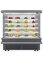 Expositor de parede de supermercado de 2,5 m refrigeradores de vários andares para leite e bebidas
