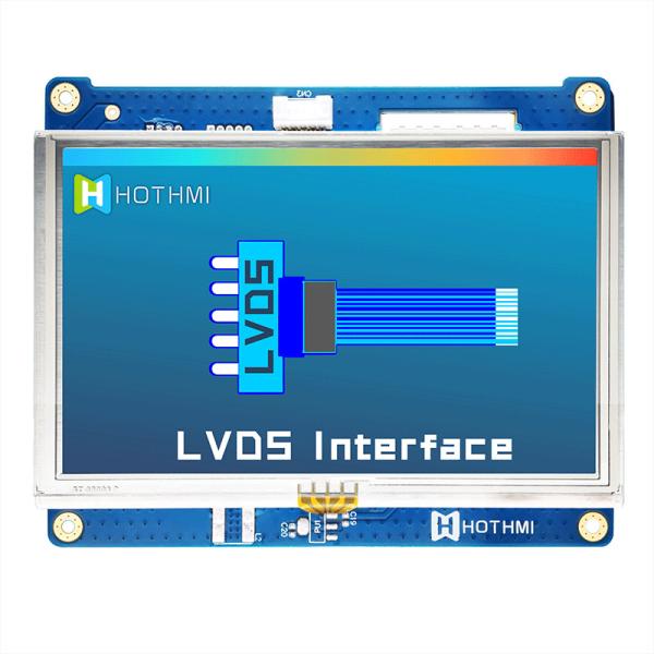 5,0 температура сопротивляющегося TFT LCD дисплея дюйма 800x480 IPS широкая