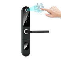 Bedroom WIFI Electronic Smart Door Locks 25uA 150mA APP Fingerprint