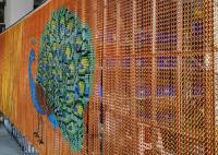 Les doubles crochets chaîne la préparation de surface anodisée en aluminium de rideau en maillon