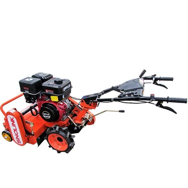Gas Powered Walk Behind Lawn Mower With Electric Start Hand Push