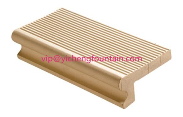 Full Body Ceramic Swimming Pool Equipment Border Tiles / Edge Tiles / Overflow Tiles