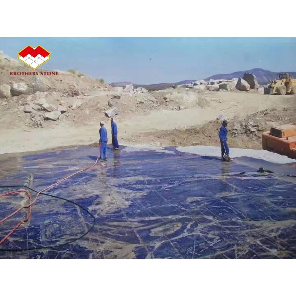 Polished Dream Sapphire Blue Onyx Quartzite Slabs Luxury Stone Backlit Translucent