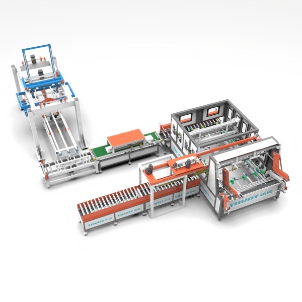 Automatic Flooring Packaging Machine 500-1000mm for SPC LVT WPC