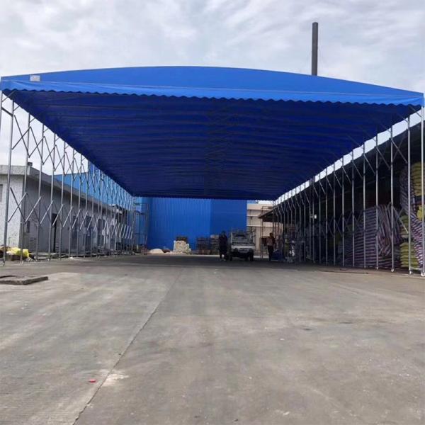 Easy Assembly and Disassembly Electric Awning Galvanized Steel for Large Shrink Folding Warehouse
