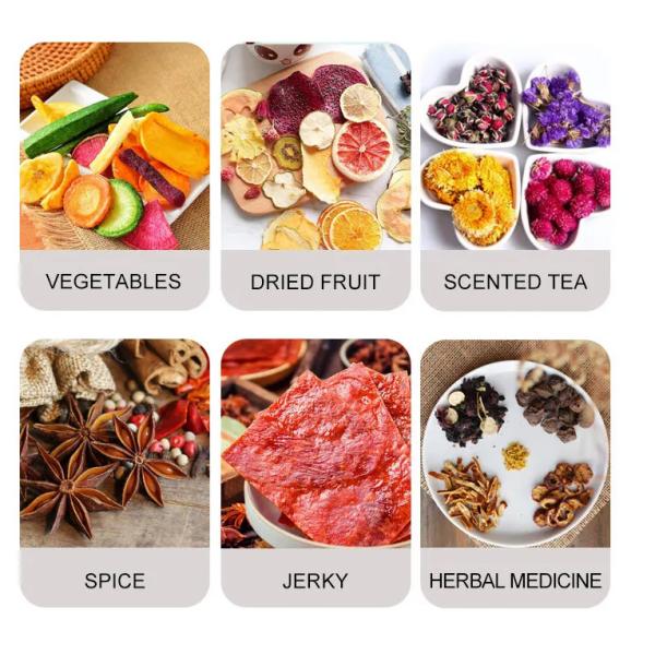 Acero inoxidable para uso doméstico alimentos secos industriales de fruta máquina deshidratadora 96 bandeja