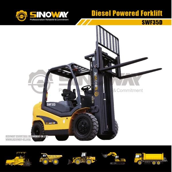 Counterbalance Forklift Truck 2 Ton - 7 Ton 1070×120×40mm Fork Size
