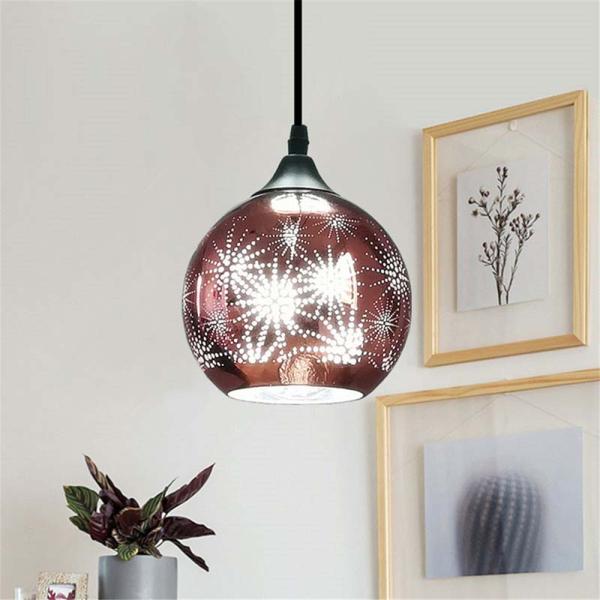 Retro Carving Hollow out Pendant lights Home Living Bedroom Kitchen E27 ball Pendant lights(WH-VP-185)