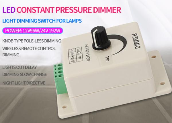 CE Plastic ABS White DC12v 8a LED Dimmer 256 Scale Level