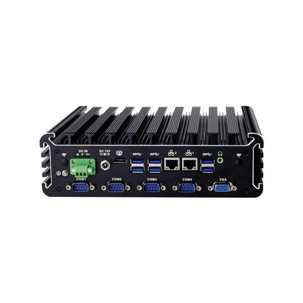 IBOX-3026 Fanless Industrial Mini PC with Quad Core Processor and DC 9V-36V Wide Voltage Input - CE FCC ROHS Certified