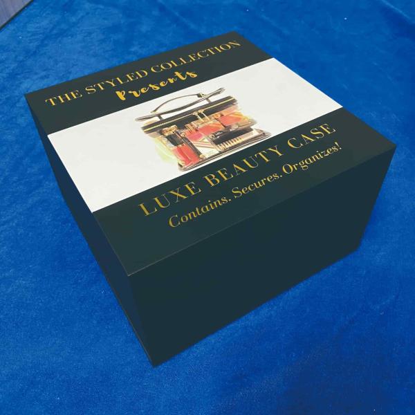 Boîte vidéo personnalisée de 7 pouces pour produits de beauté Luxe Video Gift Packaging Luxe Beauty Case