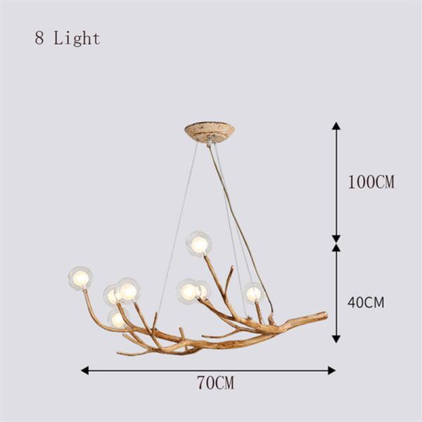 Living room Bedroom Wooden Tree Branch decorative lustre pendant home Chandelier lighting( WH-CI-107)