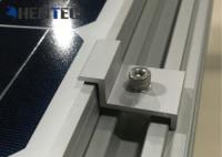 Durable Aluminium Solar Roof Mounting Systems Pv End Clamp Customized Dimensions