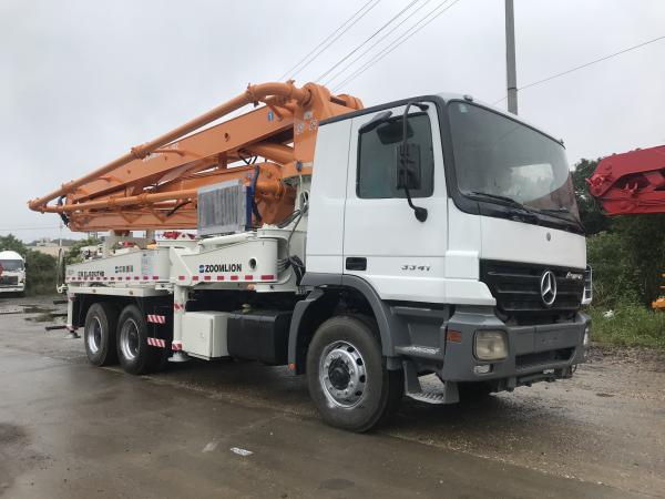 Caminhão concreto de 290KW 37m com segurança alta 120m3/H do braço longo de Zoomlion da bomba