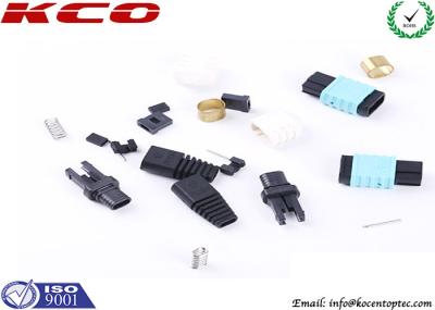 modos do conector da fibra ótica do conector ótico de 12 24 MPO/MPO únicos datilografam