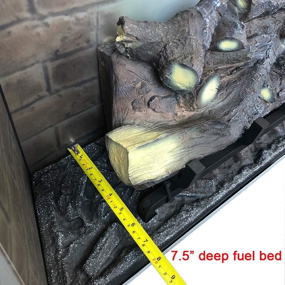 Experience the Warmth and Ambiance of AJUNION Modern 33inch Electric Fireplace Heater