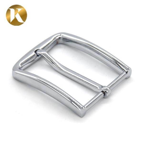 New Design Silver Belt Buckle , Popular 35mm Mens Square Belt Buckle