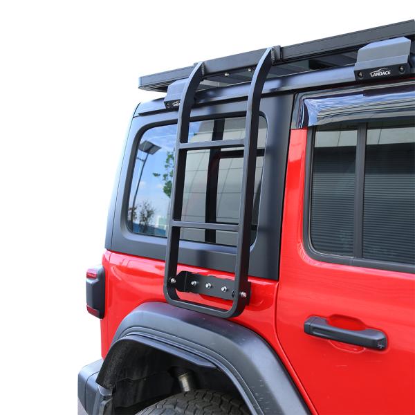 TS16949/ISO9001 Certified Side Ladder Retrofit Kit for Jeep Wrangler JK JL Vehicle