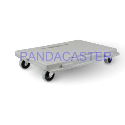 50KG Splicing Movable Hand Platform Truck Dolly With 4 Silent 2 TPR Wheels