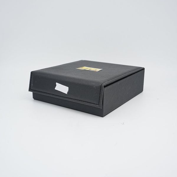 Black Perfume Packaging Box OEM / ODM Perfume Bottle Box Packaging