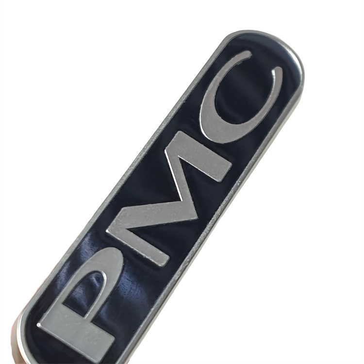 Custom 3D Zinc Alloy Die-cast Nameplates With Back Studs