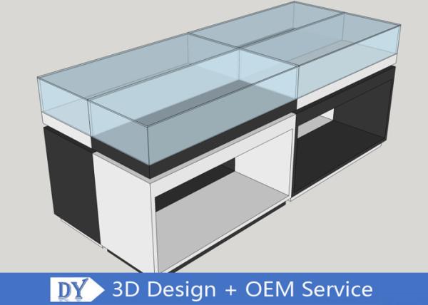 Simple Jewellery Showroom Furniture With Led Lights For Decorated