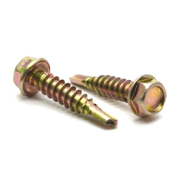 Hex Collar Head Cutting Thread Screws Custom Self Drilling Screws