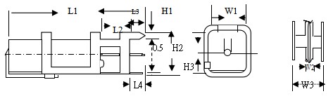 SQP SQM SQZ SQH MPR SQS High Alumina Ceramic Cement Fixed Wirewound Resistor 20W 500RJ 63x13x13mm