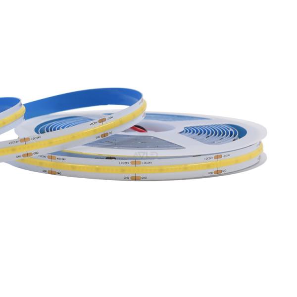 tape light led5M Dot Free Uniform Illumination Chip on board led strip lighting 12W/M Flexible Led Strip Cob 12Vtape lig