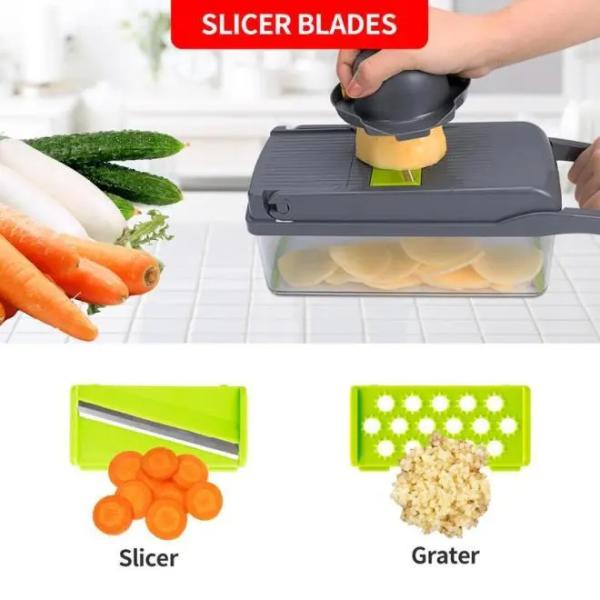 15 in 1 Multifunctional Vegetable Chopper Home Kitchen Manual Chopper with Custom Logo