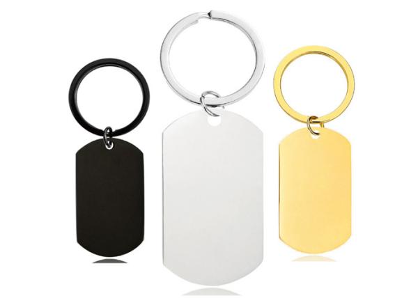 Customized cross-border pendant ornaments key chain advertising logo holiday gift laser engraved metal wholesale