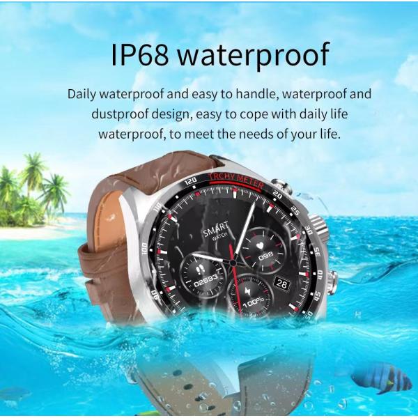 HD Round Screen SK27 Smart Watch 1.58 Inch Men Fitness Tracker Watch Waterproof IP68